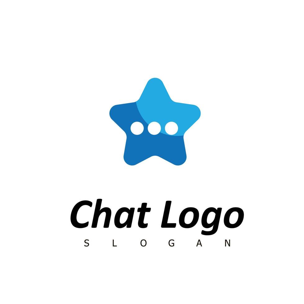 chat parler logo social vecteur