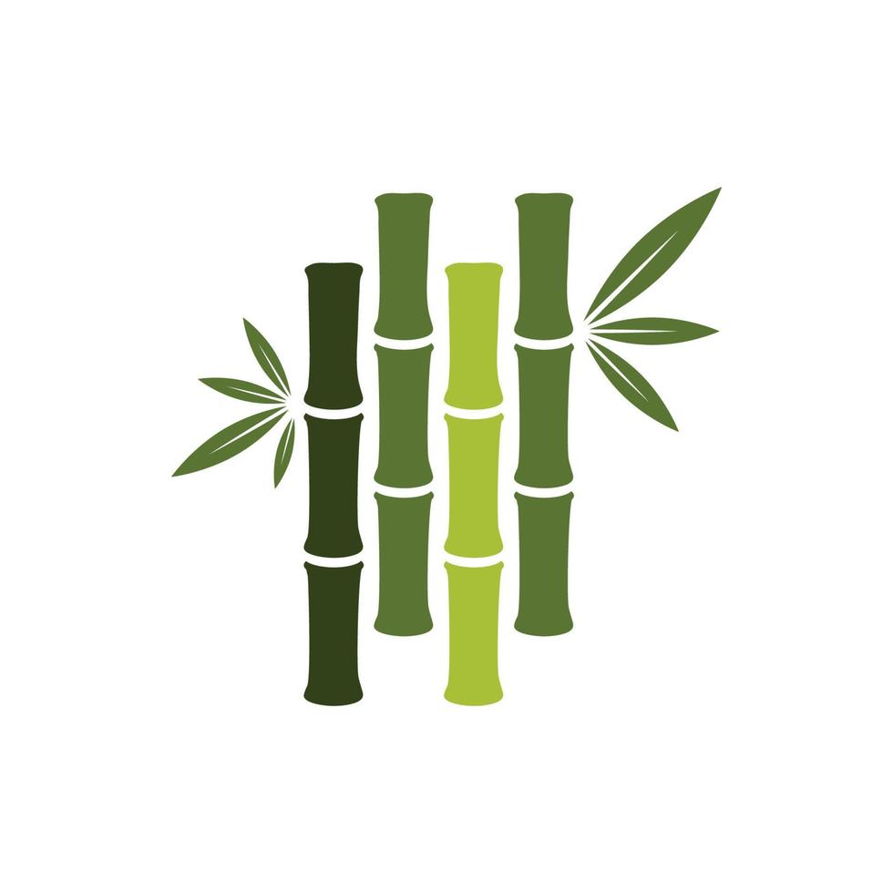 illustration d'icône de vecteur de bambou