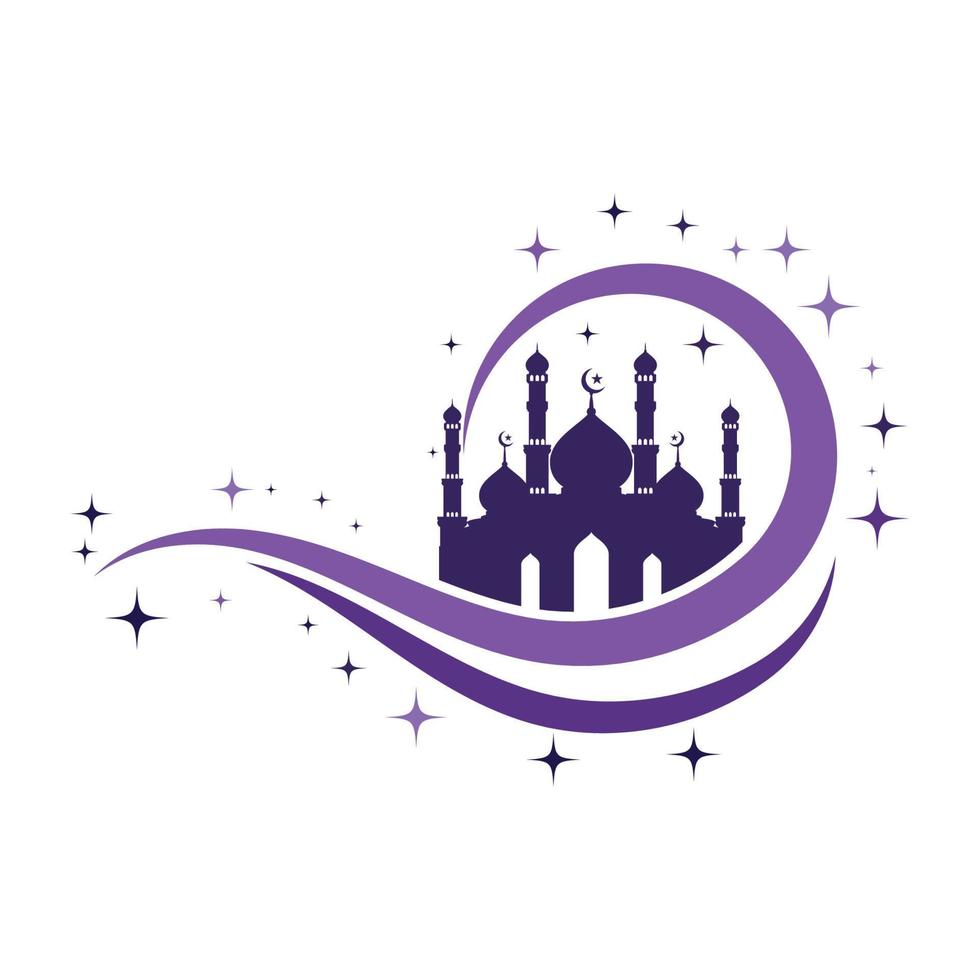 illustration vectorielle icône musulmane vecteur