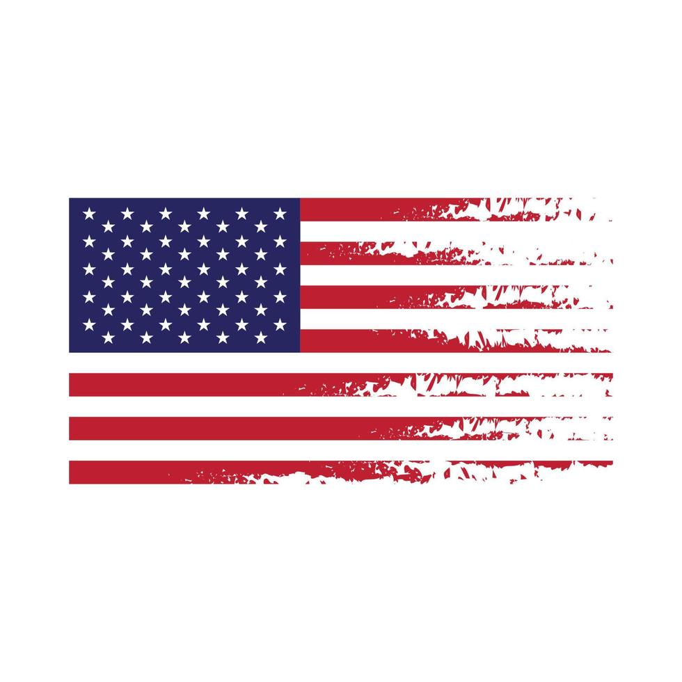 drapeau américain vecteur icône illustration