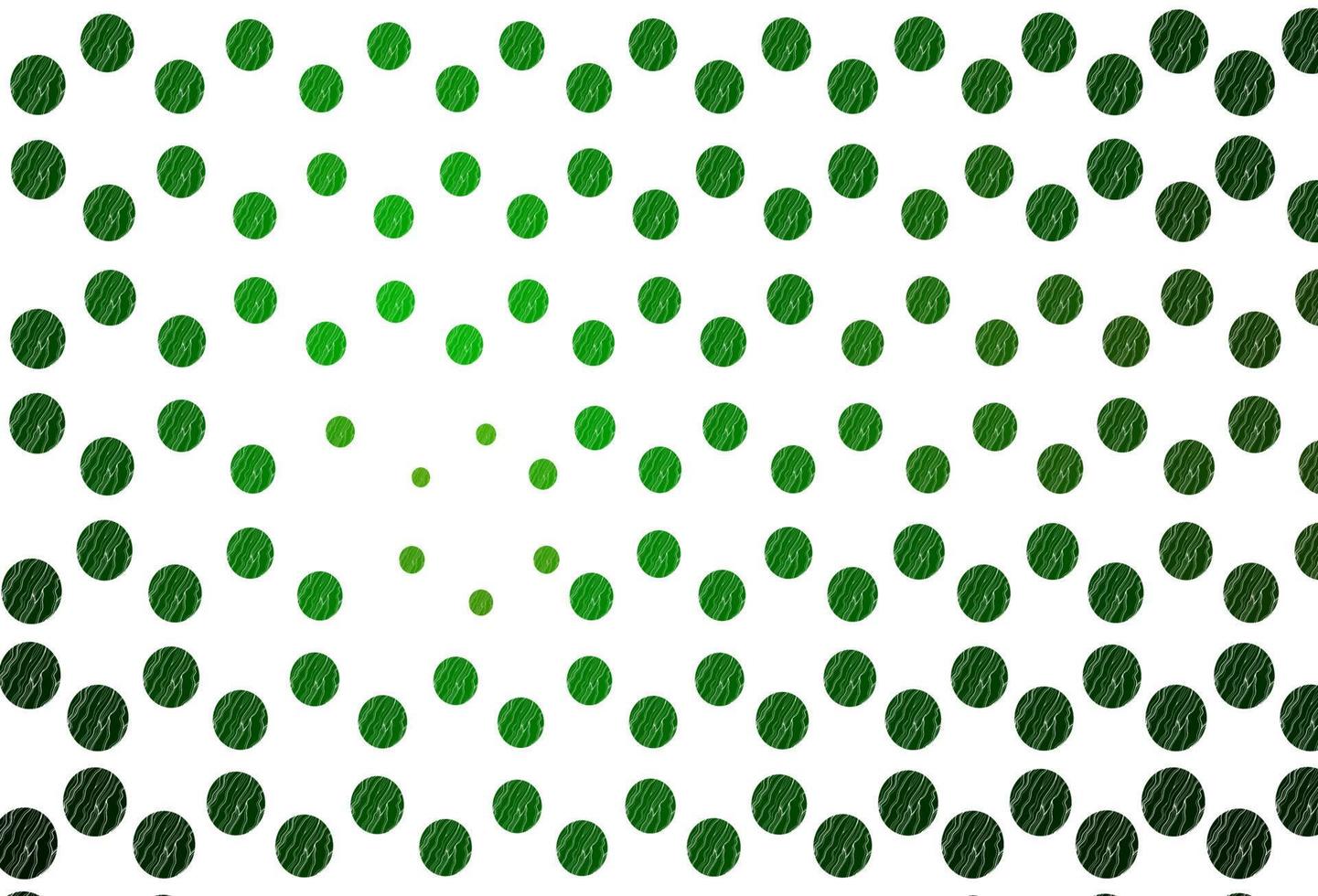 modèle vectoriel vert clair avec des cercles.