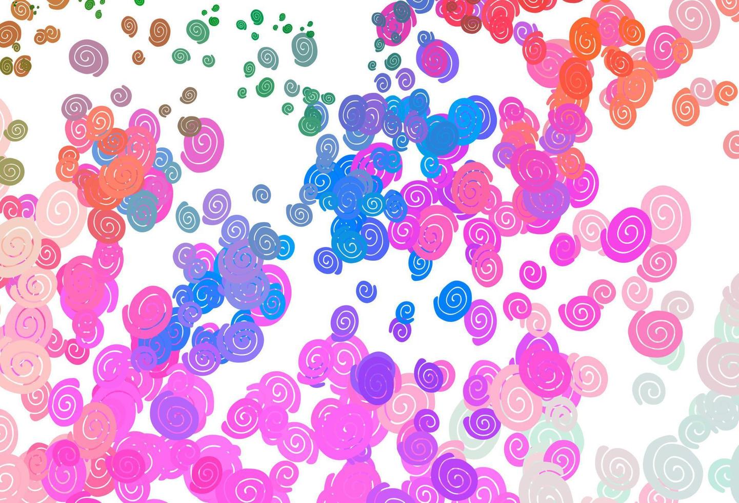 modèle vectoriel multicolore clair et arc-en-ciel avec des lignes pliées.