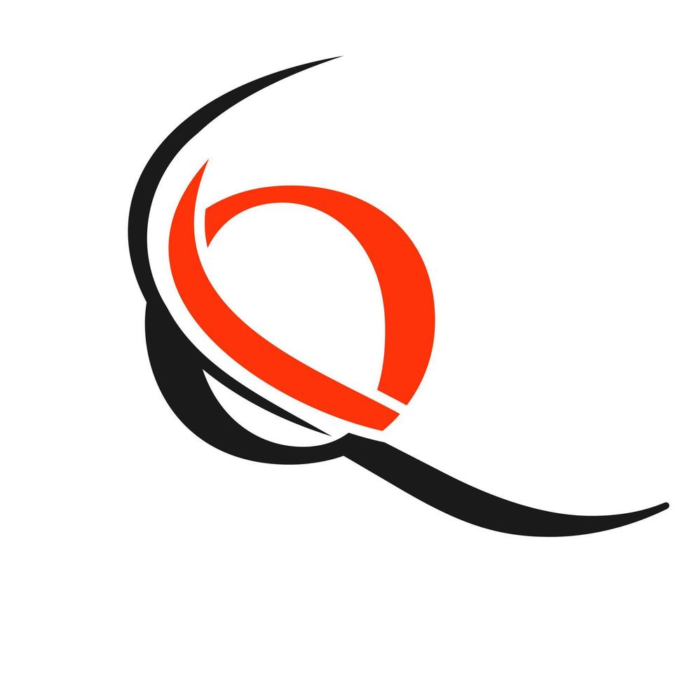 modèle de logo lettre q moderne vecteur