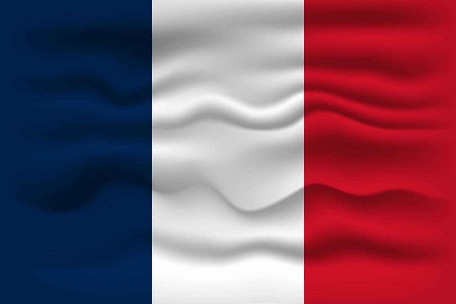 agitant le drapeau du pays saint martin. illustration vectorielle. vecteur