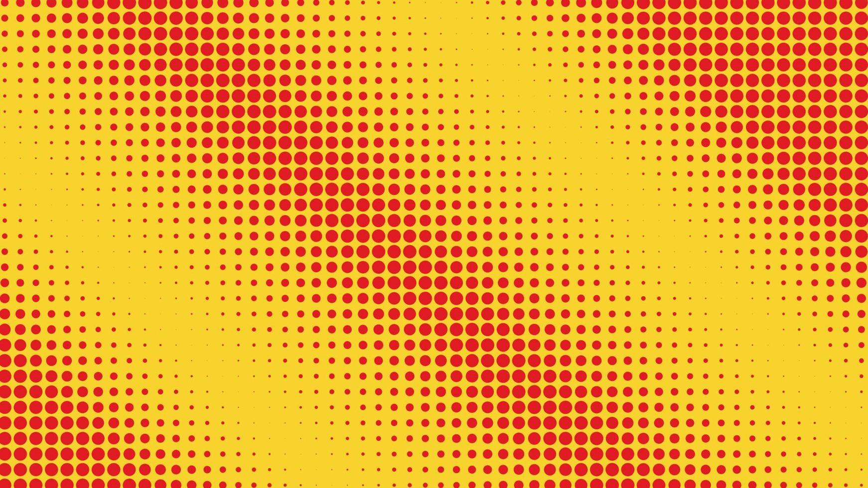 vecteur abstrait avec demi-teinte rouge et jaune