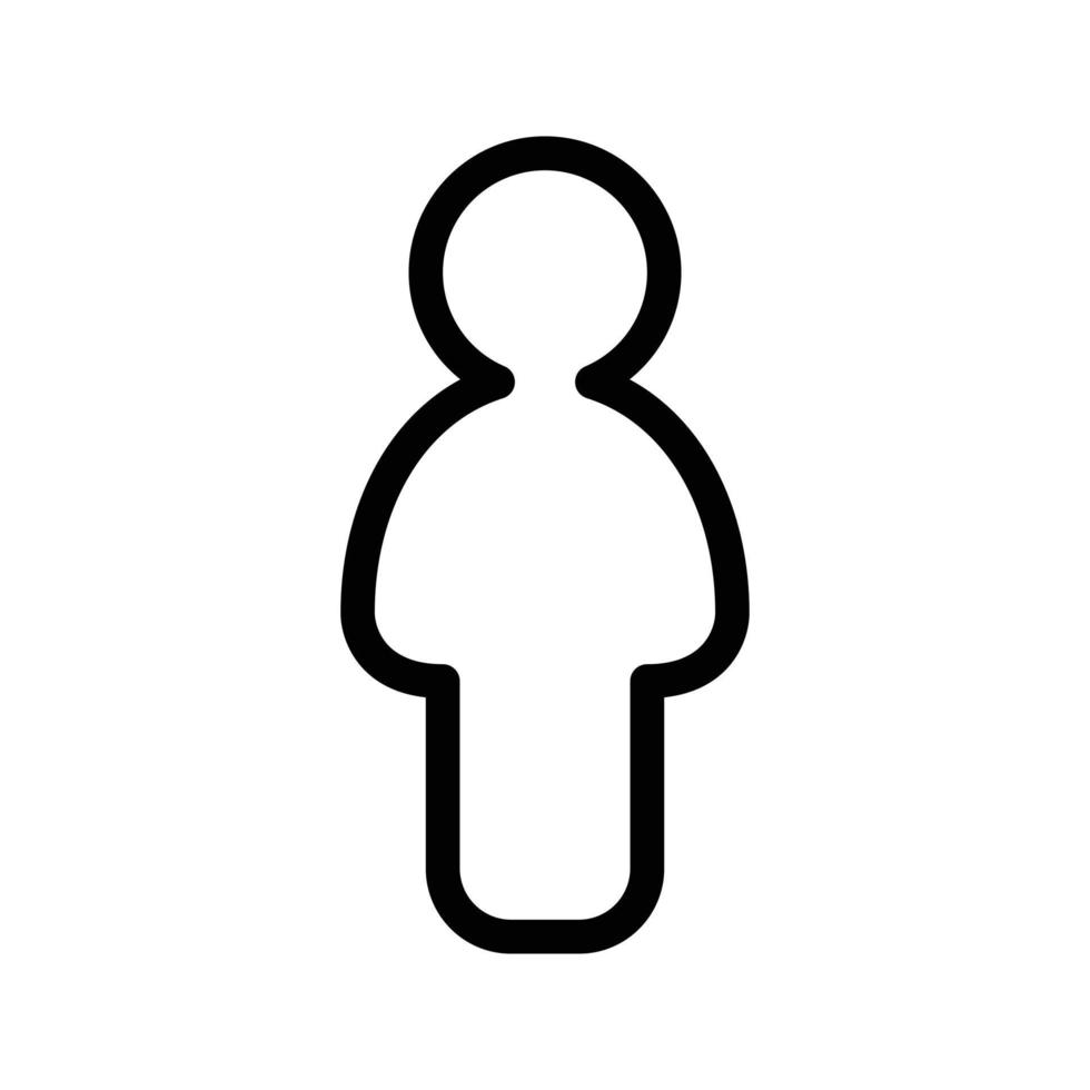 personnes icône vecteur signe symbole graphique illustration