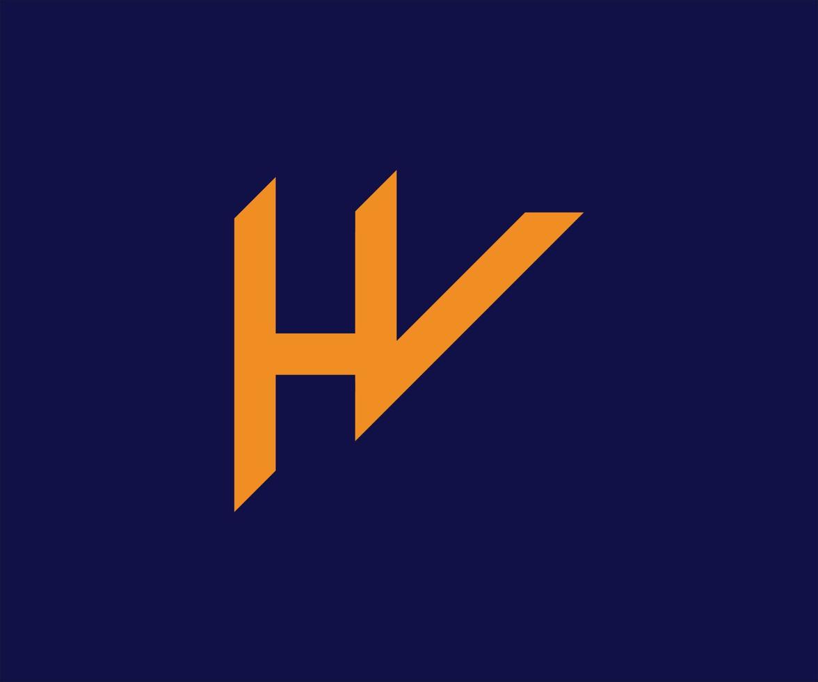 création de logo de lettre ah. création de logo alphabet créatif moderne. ah lettre logo modèle illustration vectorielle. vecteur