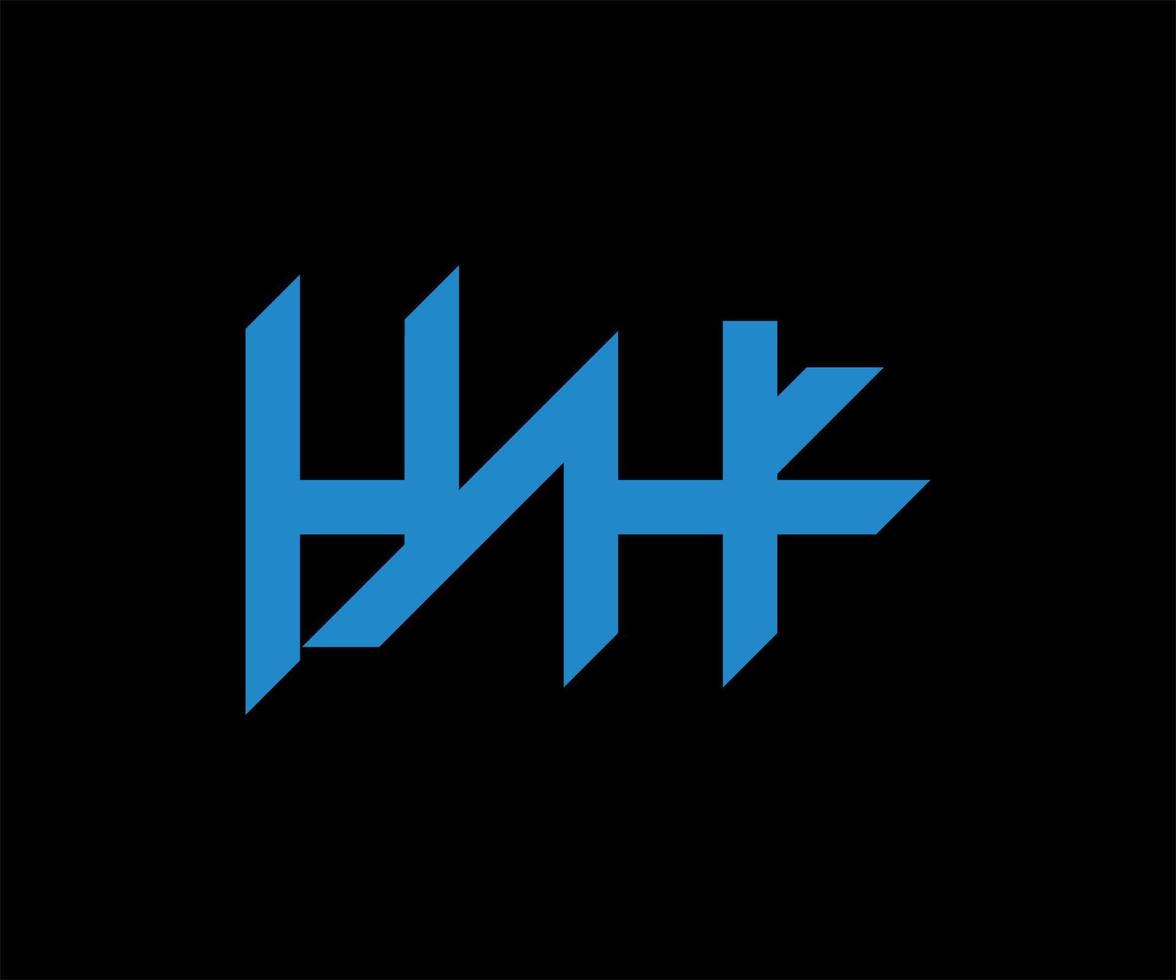 création de logo de lettre hyhk. création de logo alphabet créatif moderne. illustration vectorielle de modèle de logo de lettre hyhk. vecteur