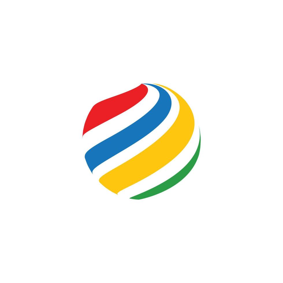 logo de la technologie mondiale vecteur