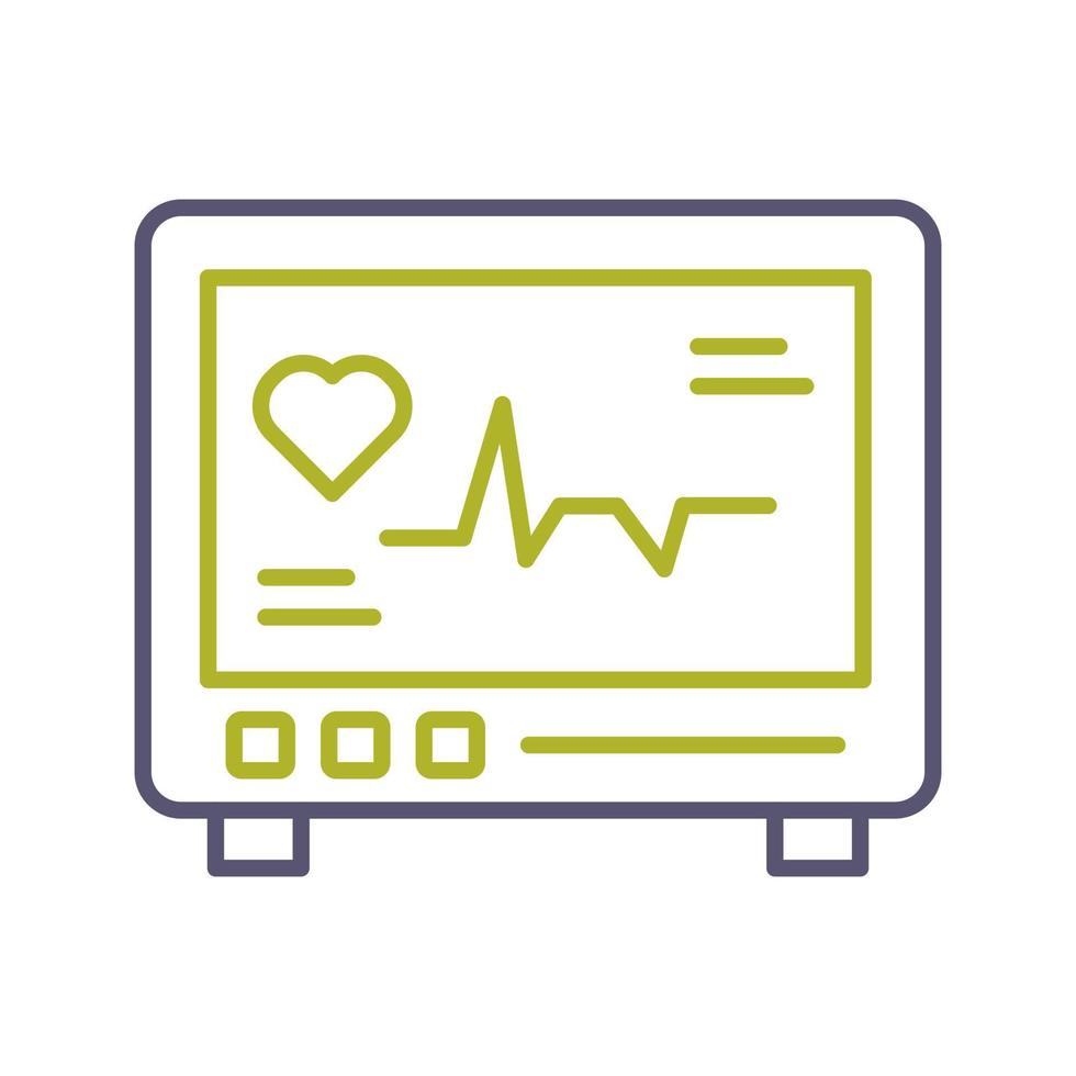 icône de vecteur de cardiogramme
