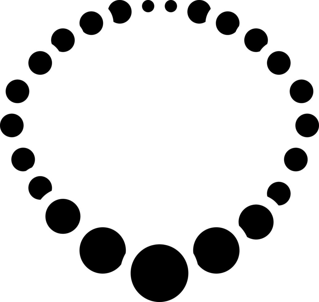 vecteur d'icône de perle. signe d'illustration de collier. symbole de bijou. logo de gemme.