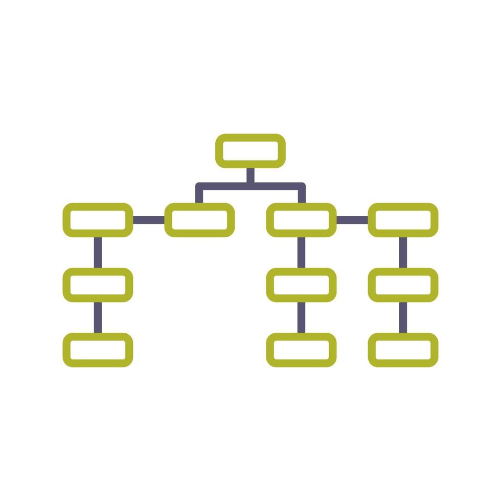 icône de vecteur de structure seo unique