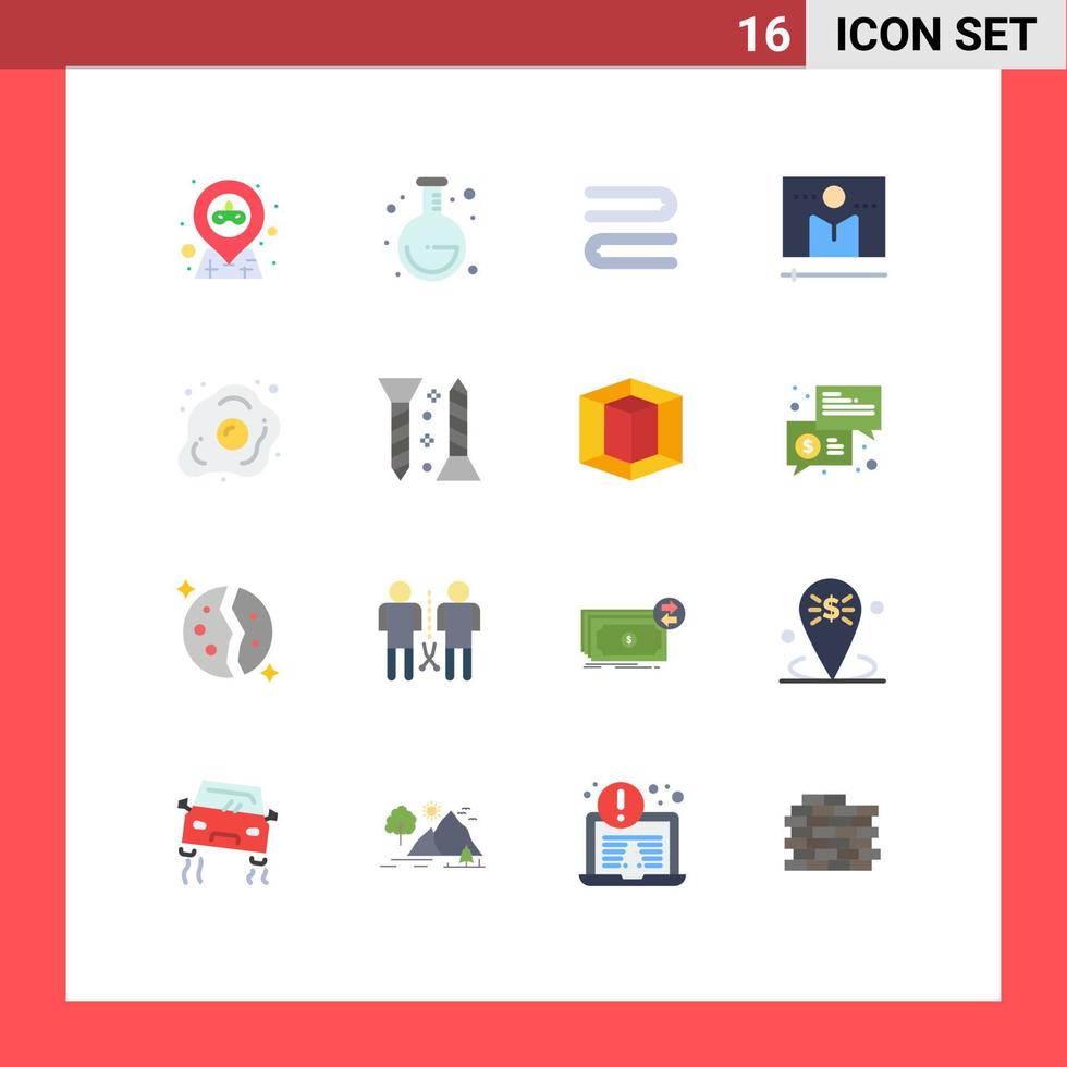 pack d'icônes vectorielles stock de 16 signes et symboles de ligne pour le lecteur de nettoyage de régime alimentaire pack modifiable d'éléments de conception de vecteur créatif