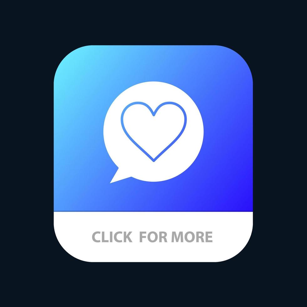 conception d'icône d'application mobile coeur amour chat vecteur