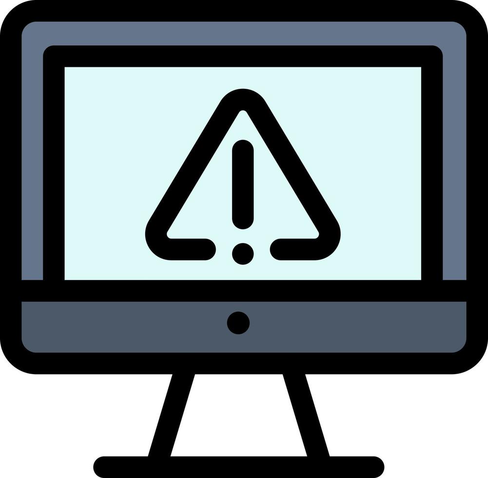 informations sur les données informatiques sécurité internet icône de couleur plate modèle de bannière d'icône vectorielle vecteur