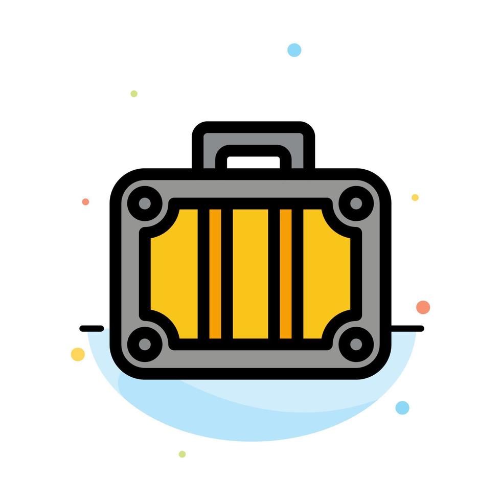modèle d'icône de couleur plate abstraite de voyage de transport de vacances à la plage vecteur