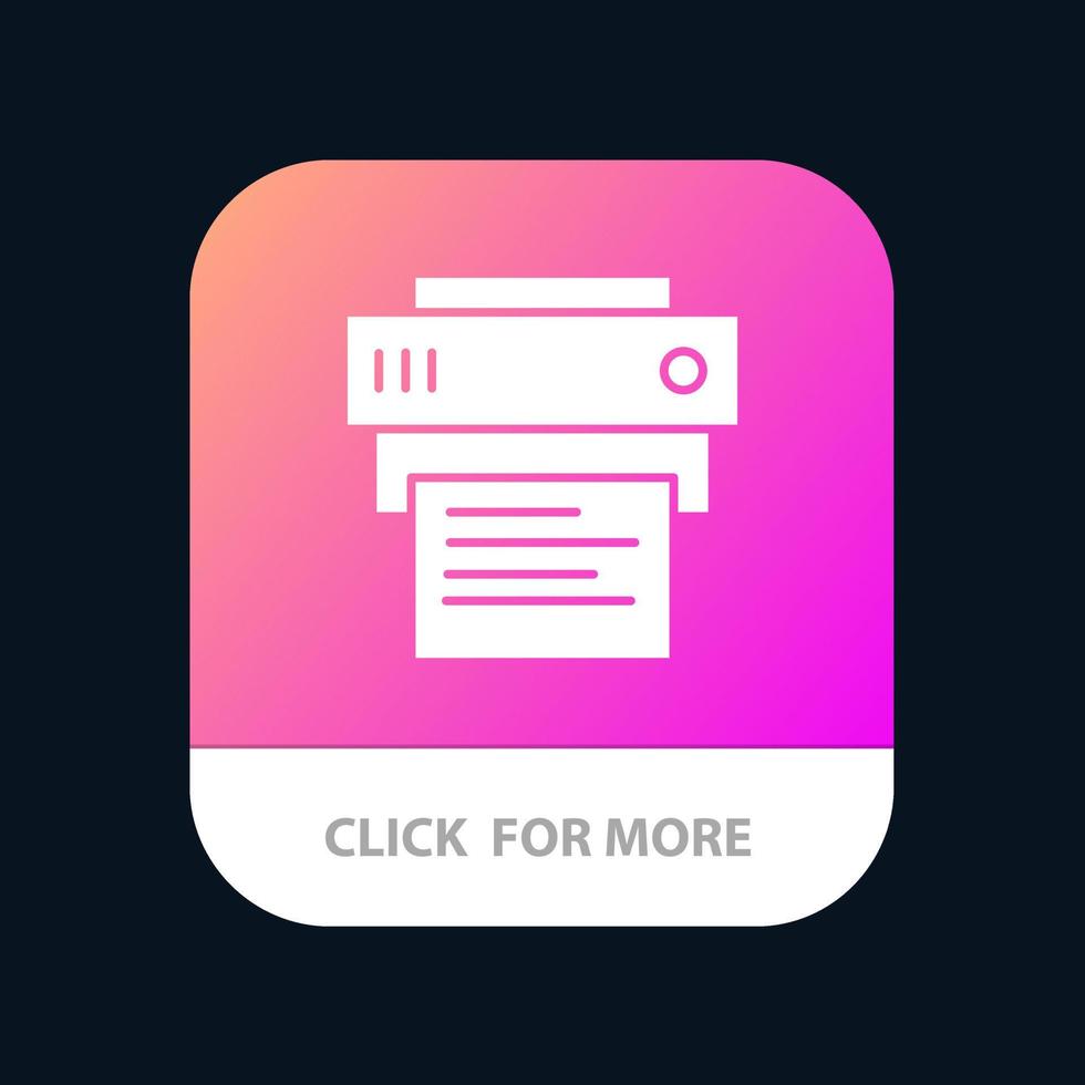 imprimante impression impression éducation application mobile icône conception vecteur