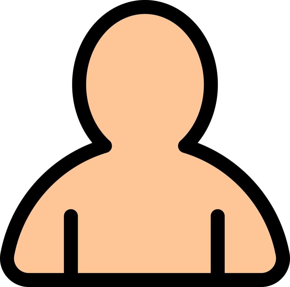 compte avatar utilisateur plat couleur icône vecteur icône modèle de bannière