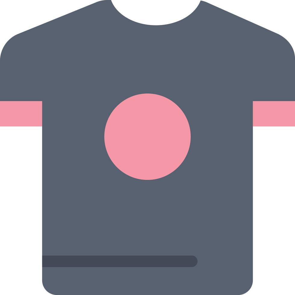 tshirt shirt sport printemps plat couleur icône vecteur icône modèle de bannière