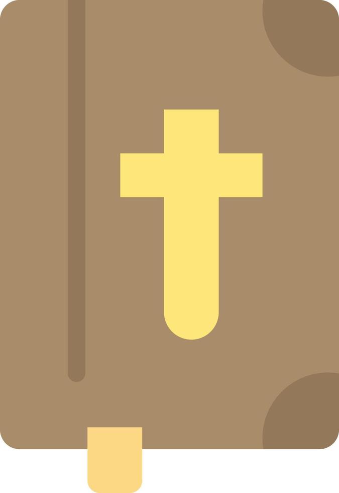 livre bible vacances de pâques plat couleur icône vecteur icône modèle de bannière