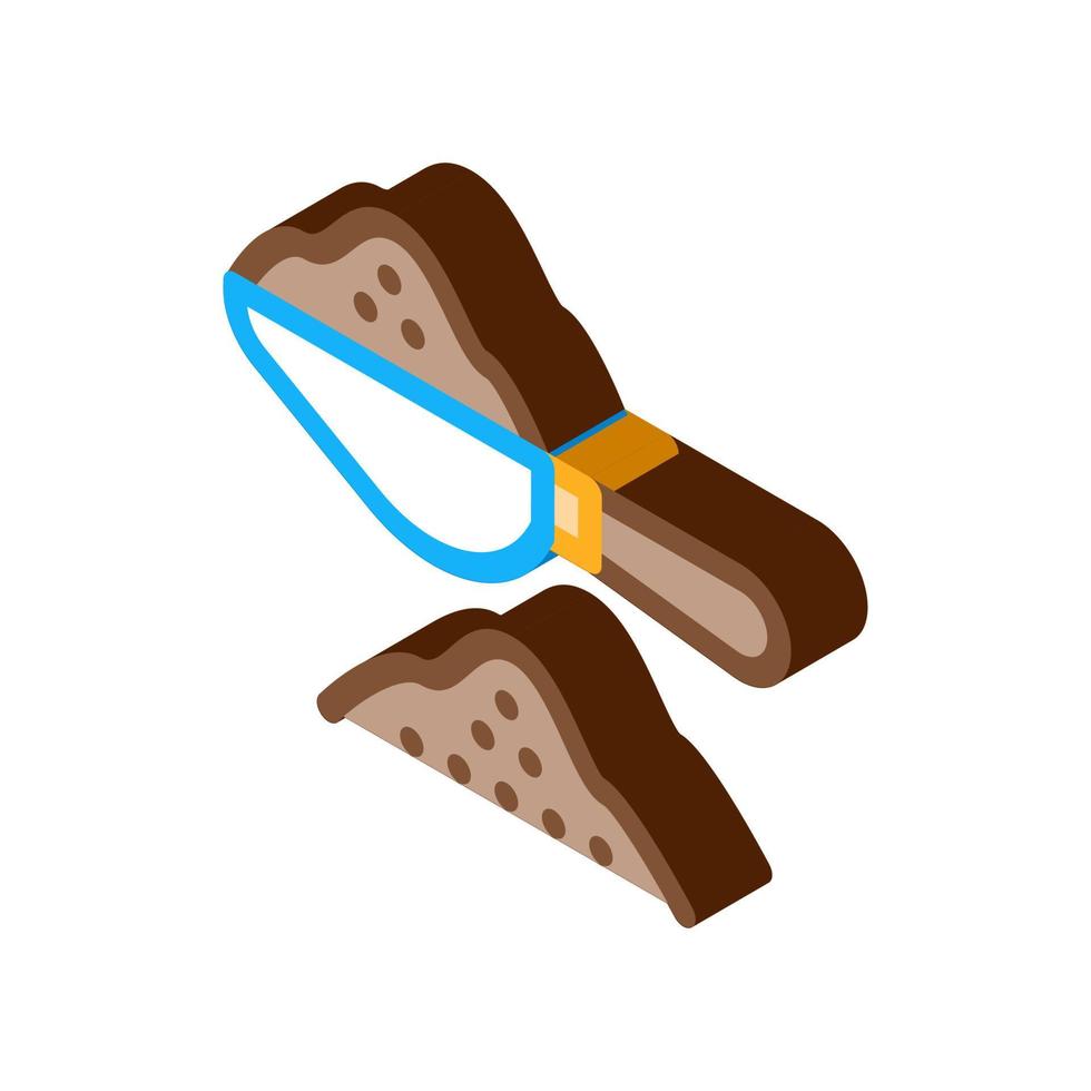 cuillère à café icône isométrique illustration vectorielle vecteur