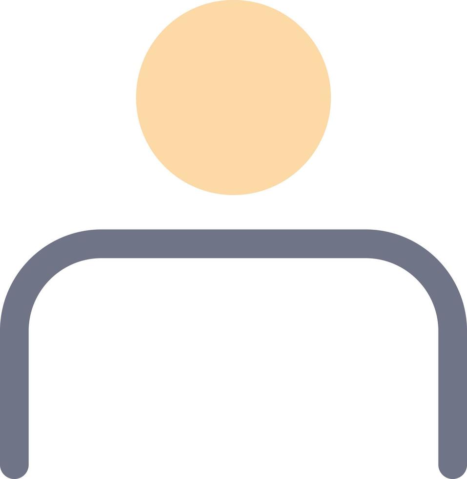 profil de personnes instagram définit utilisateur plat couleur icône vecteur icône modèle de bannière