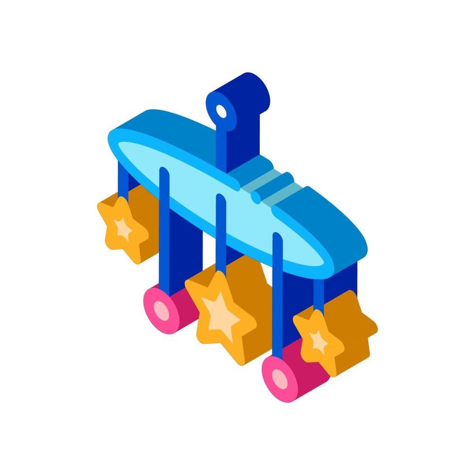 jouets mobiles icône isométrique illustration vectorielle vecteur