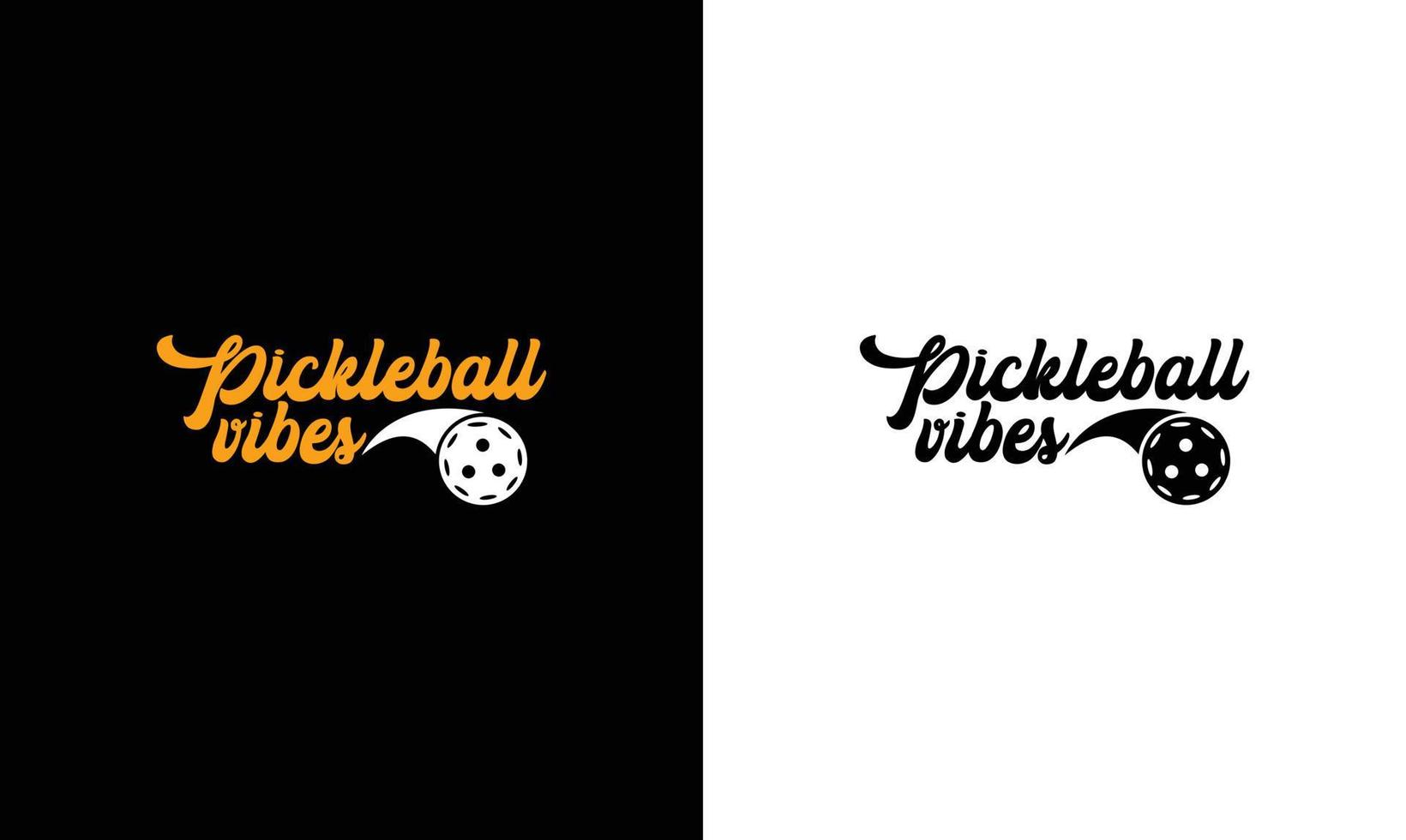 conception de t-shirt de citation de pickleball, typographie vecteur