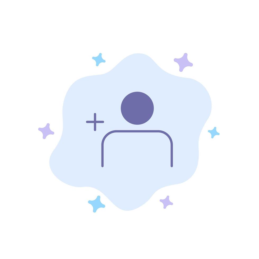 découvrir les gens instagram définit l'icône bleue sur fond de nuage abstrait vecteur