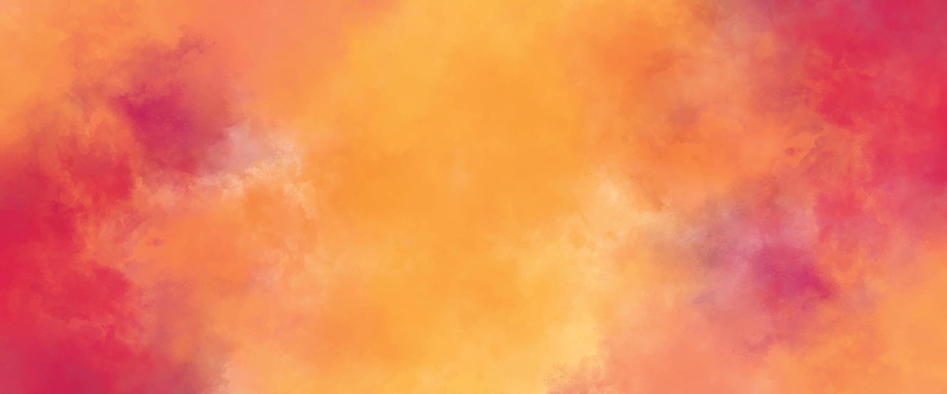 couleur de craie jaune orange rouge sur fond de papier vintage peinture dans des couleurs douces sur la vieille conception de texture de papier froissé, peinture aquarelle abstraite élégante. texture de papier magenta. ciel de galaxie aquarelle vecteur
