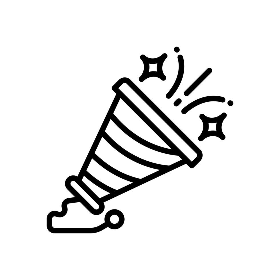 icône de confettis pour votre site Web, mobile, présentation et conception de logo. vecteur