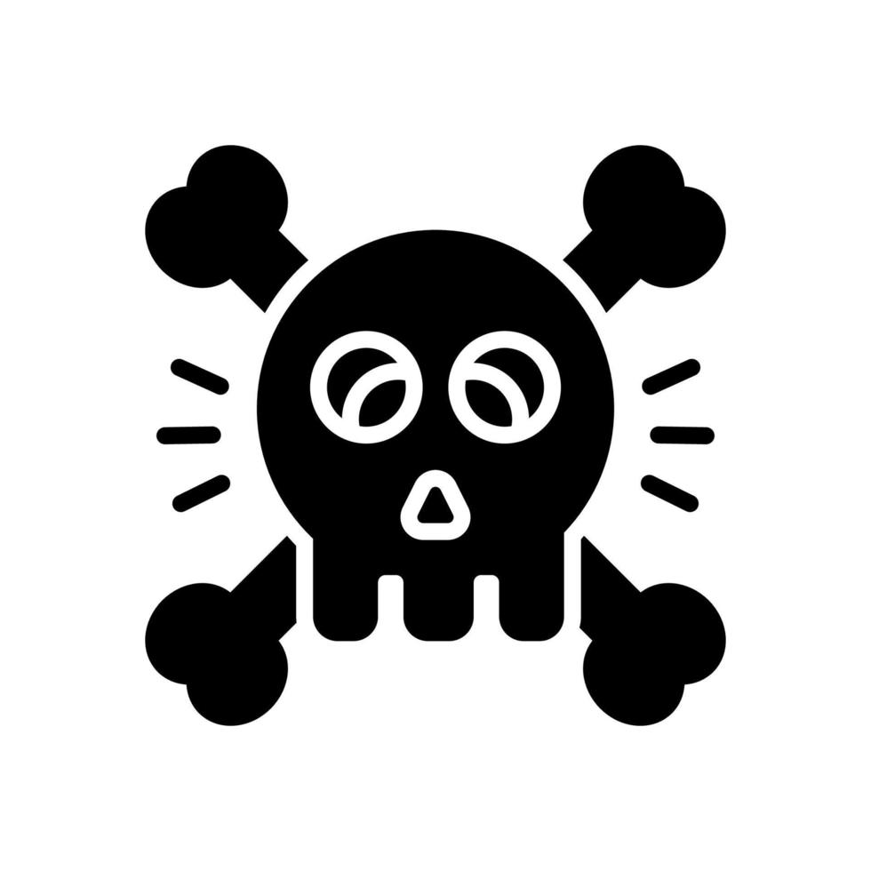 icône de crâne pour votre site Web, mobile, présentation et conception de logo. vecteur