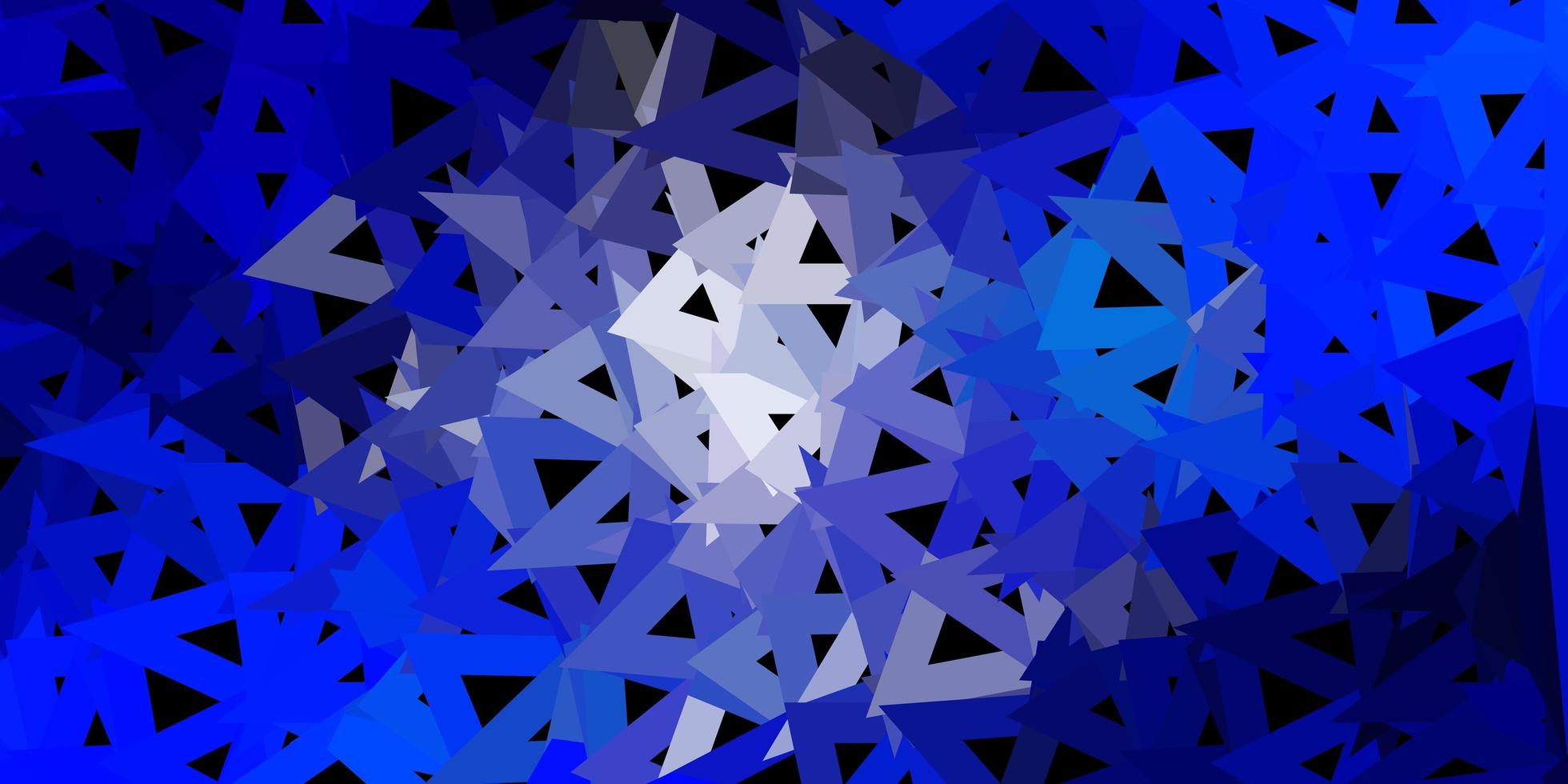 disposition de polygone dégradé vecteur bleu clair.