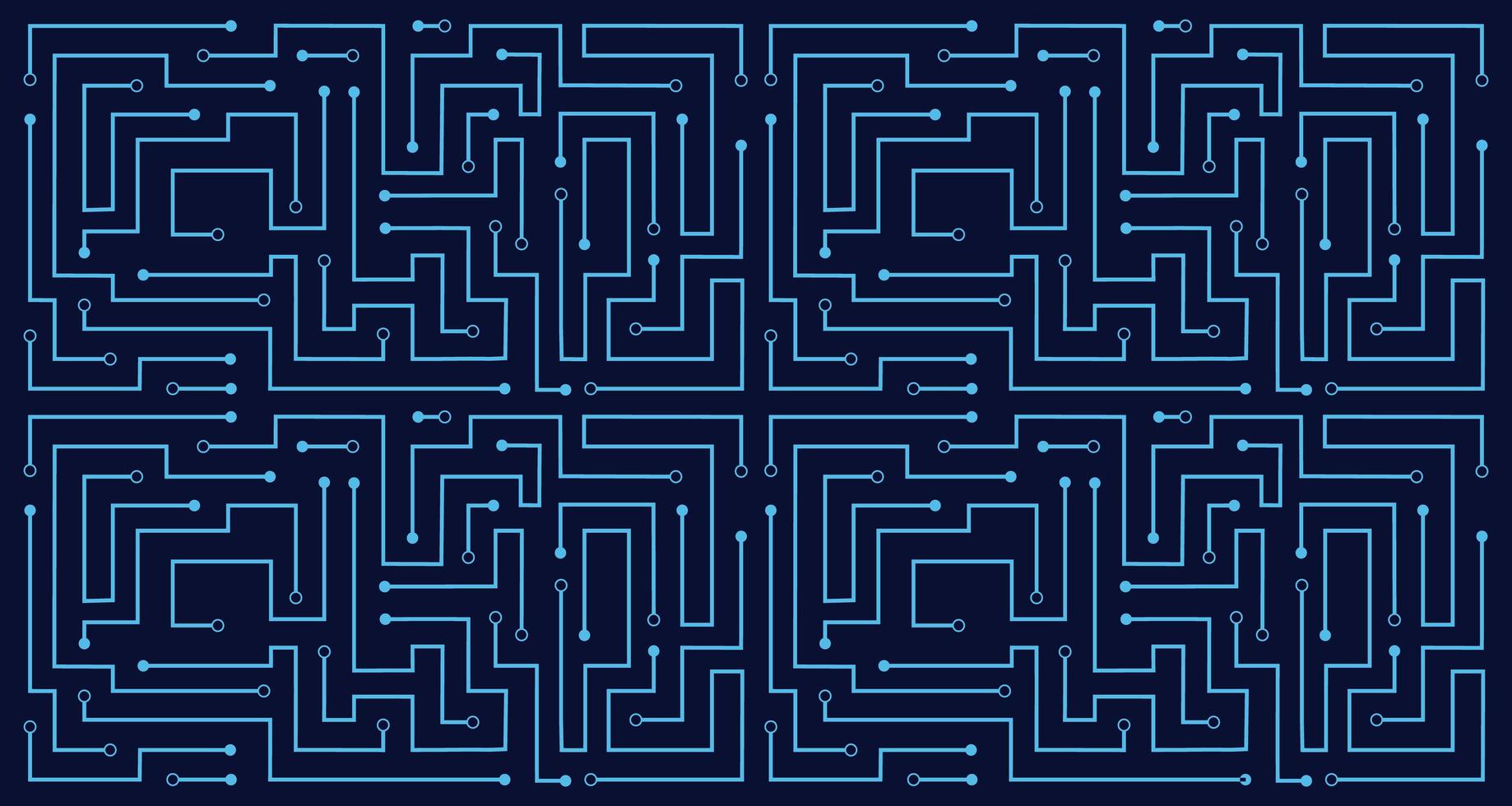 fond de technologie abstraite circuit de ligne vecteur