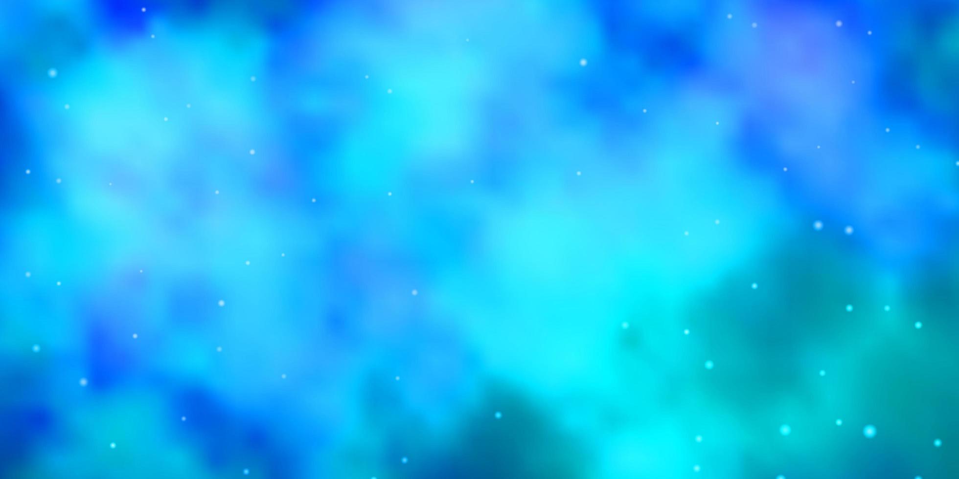texture de vecteur bleu clair avec de belles étoiles.