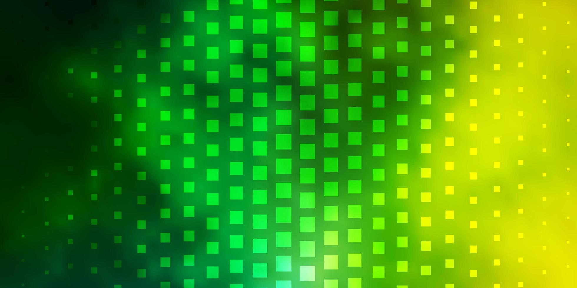 disposition de vecteur vert clair, jaune avec des lignes, des rectangles.