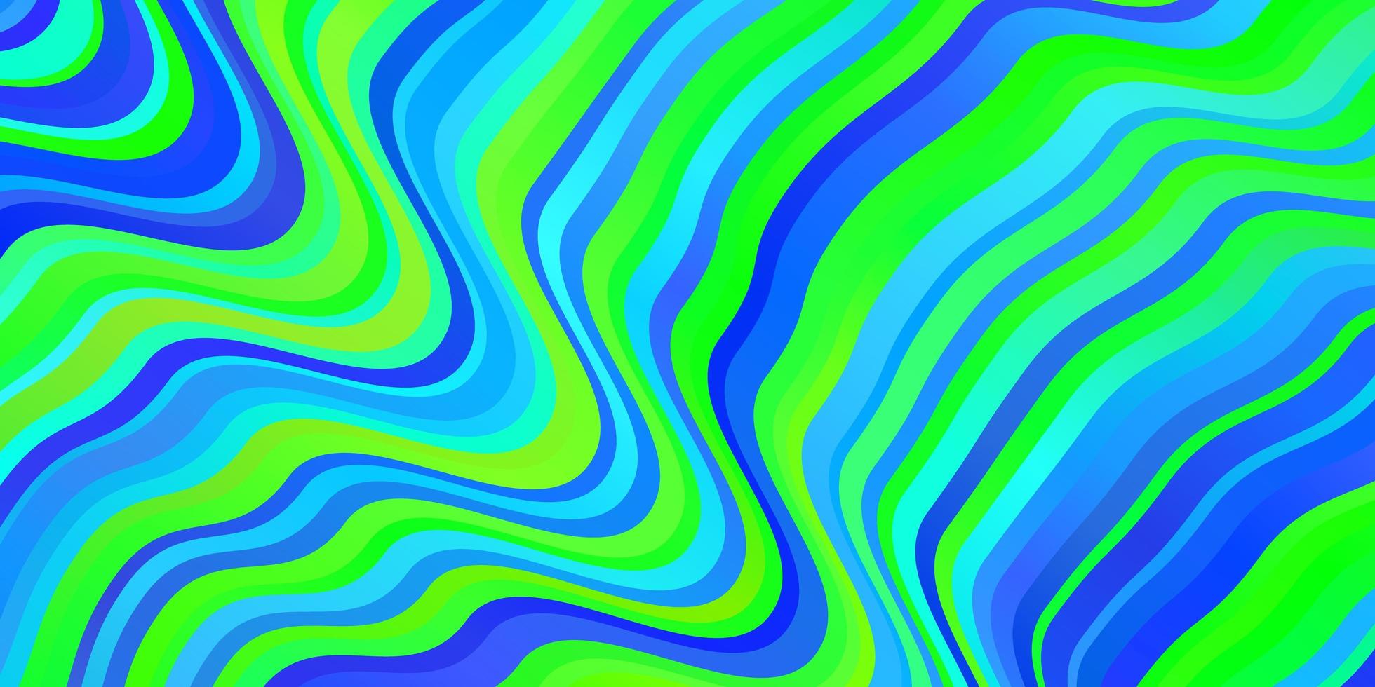 modèle vectoriel bleu clair, vert avec des courbes.