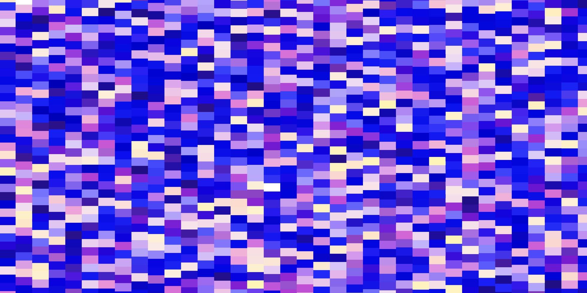 disposition de vecteur rose clair, bleu avec des lignes, des rectangles.