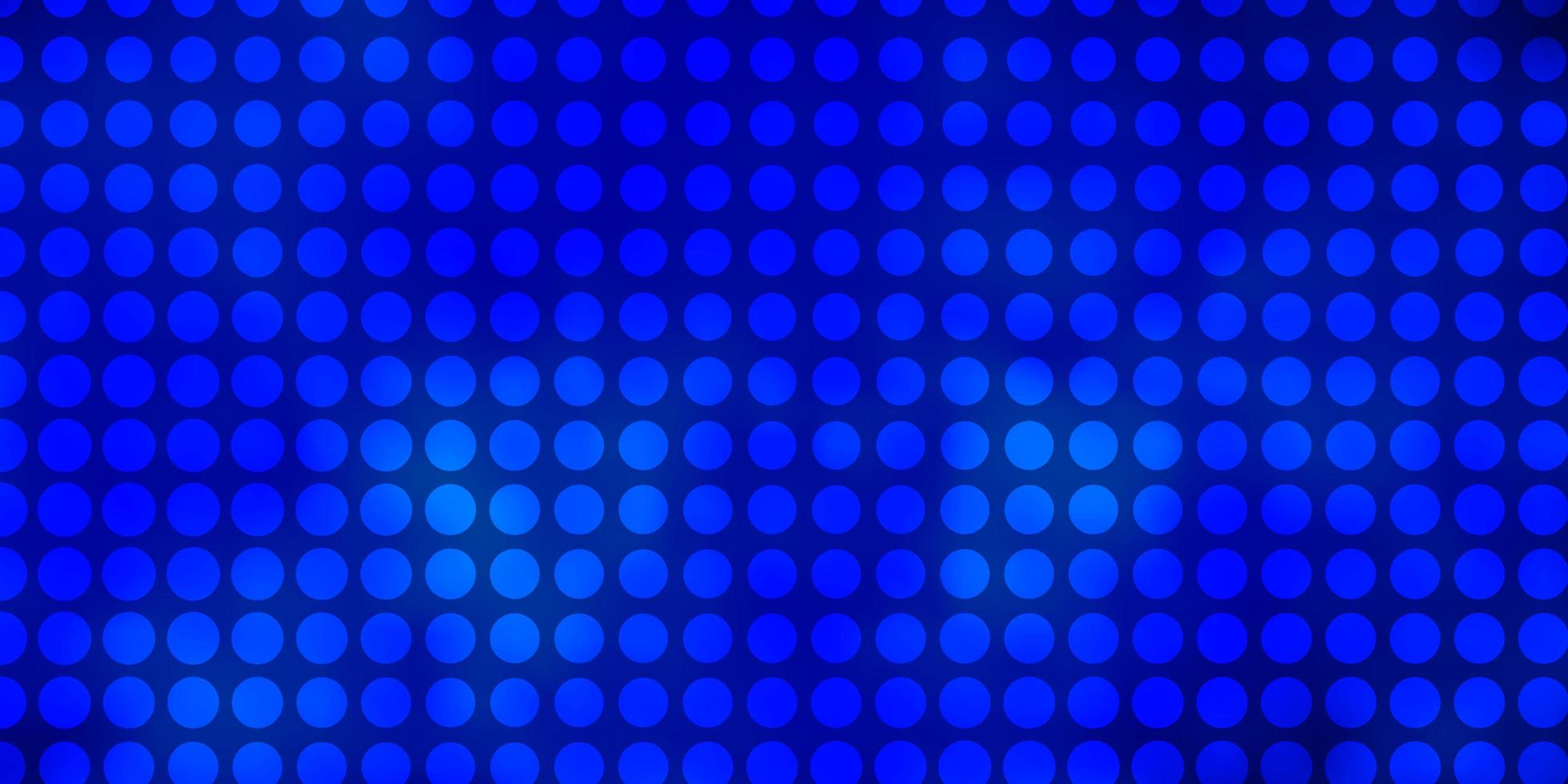 modèle vectoriel bleu foncé avec des cercles.