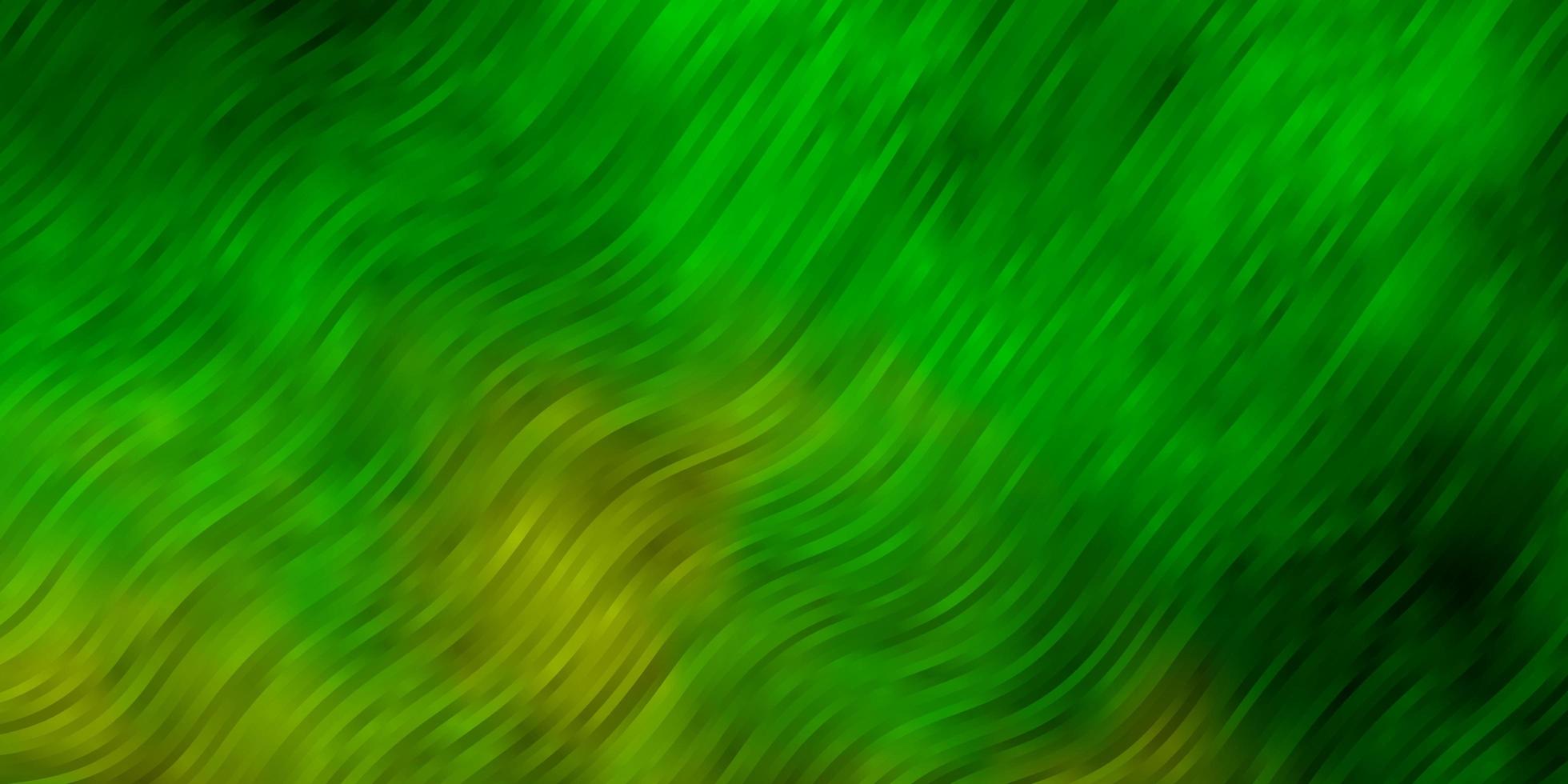 texture de vecteur vert clair, jaune avec arc circulaire.