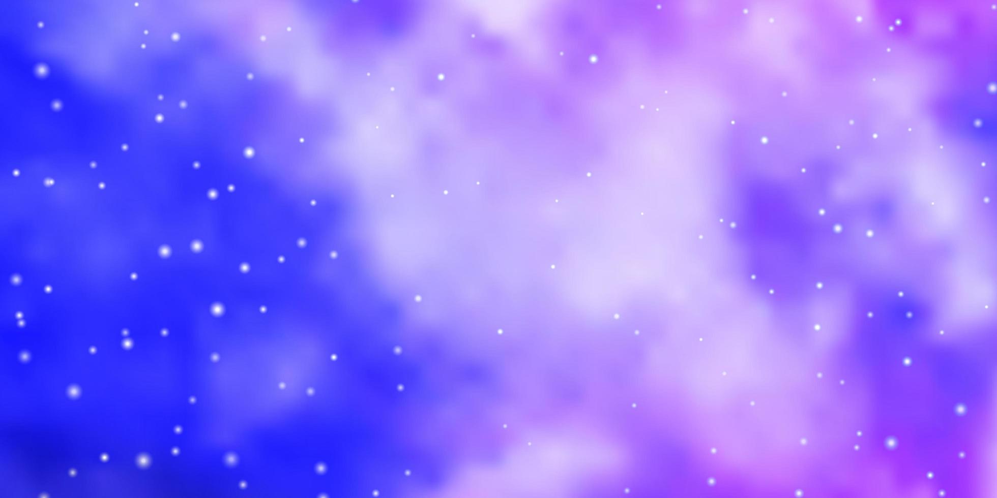 disposition de vecteur rose clair, bleu avec des étoiles brillantes.