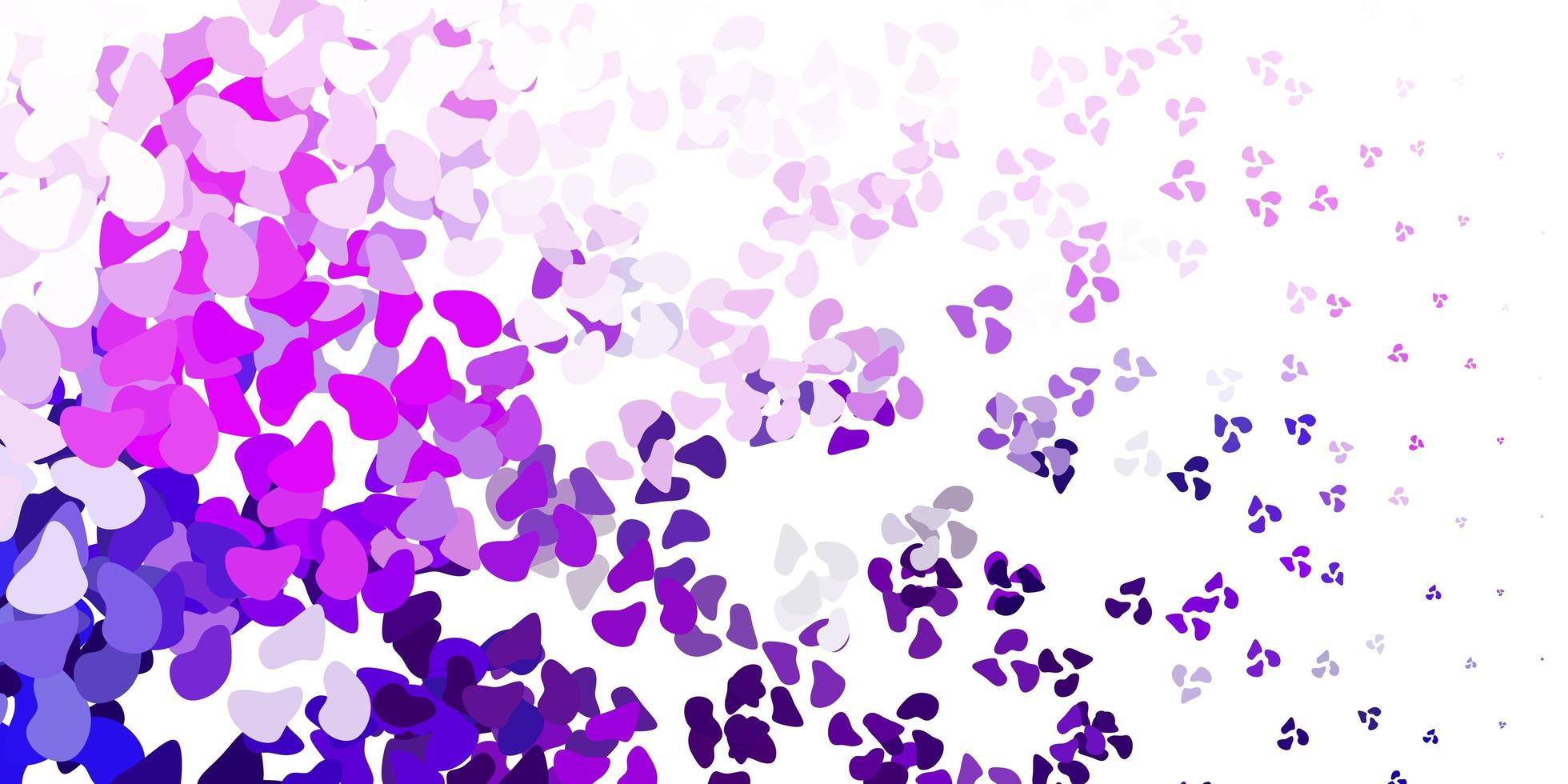 fond de vecteur violet clair avec des formes aléatoires