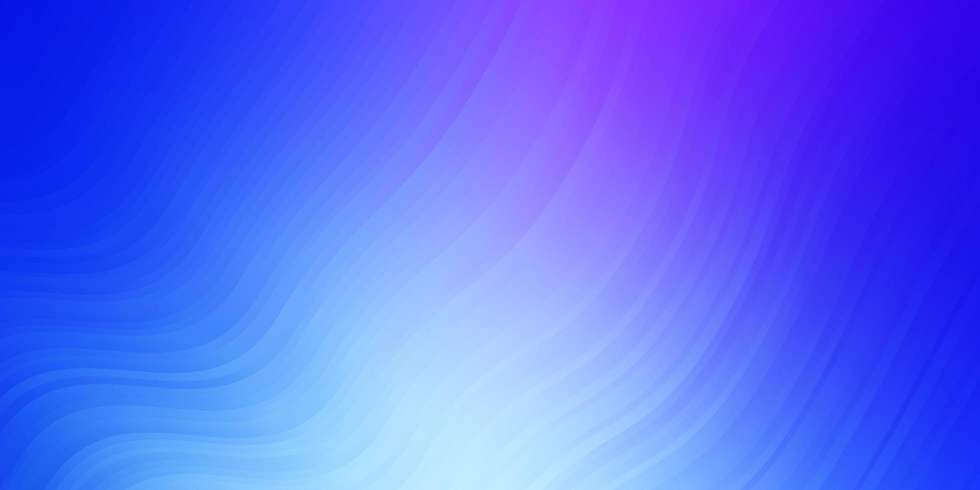 modèle vectoriel rose clair, bleu avec des lignes courbes.