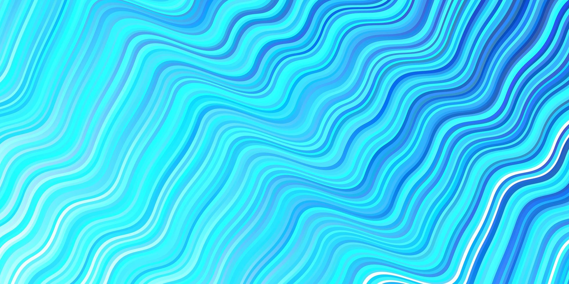 toile de fond de vecteur bleu clair avec des lignes courbes.