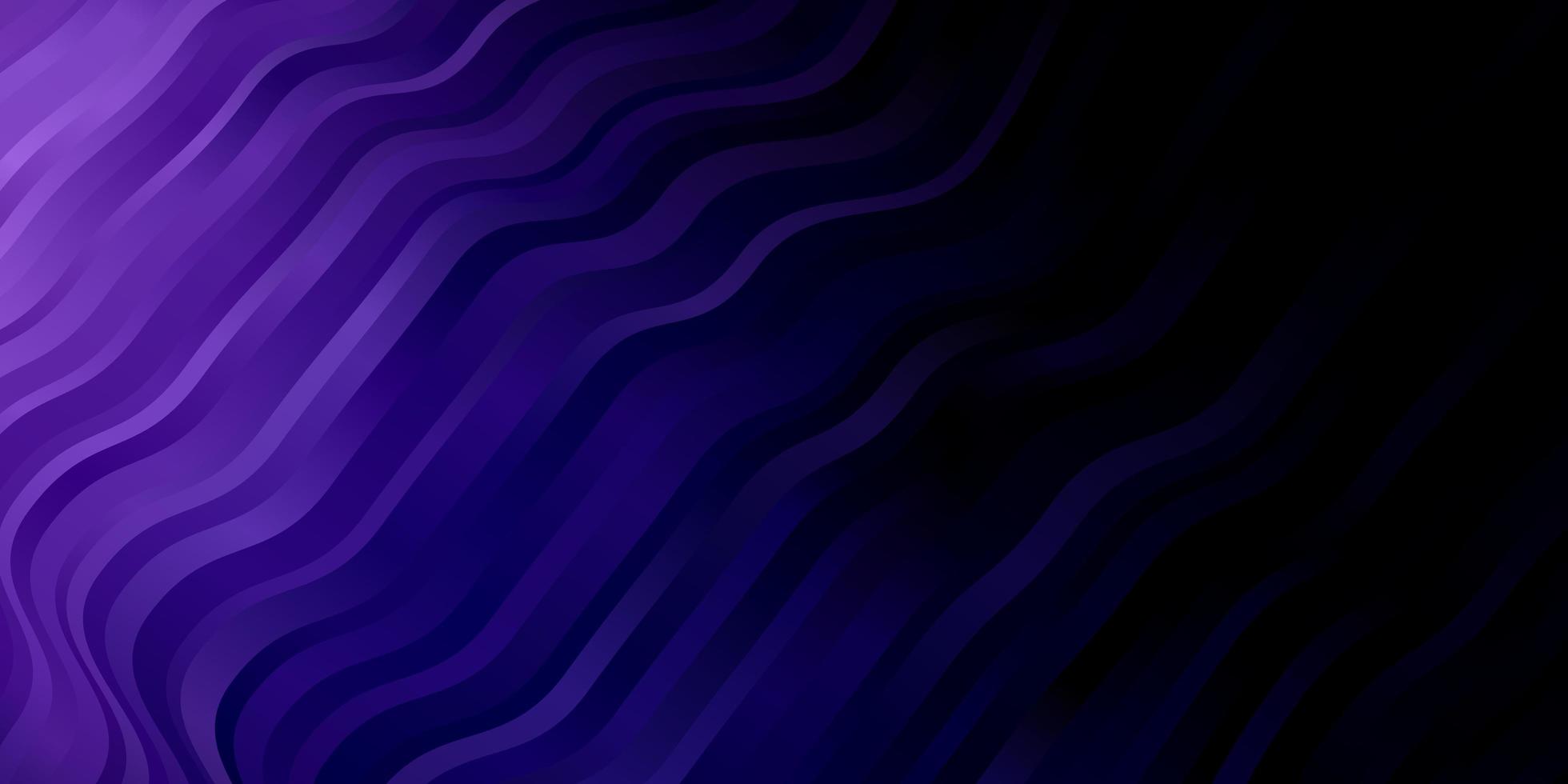 fond de vecteur violet foncé avec des lignes pliées.