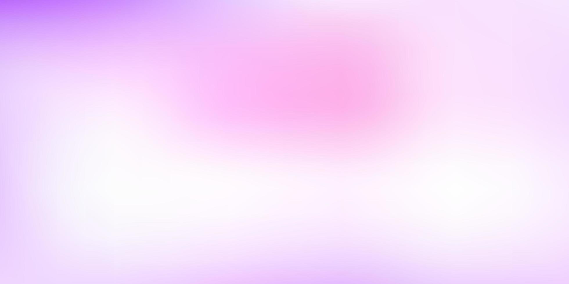 modèle de flou abstrait vecteur violet clair, rose.