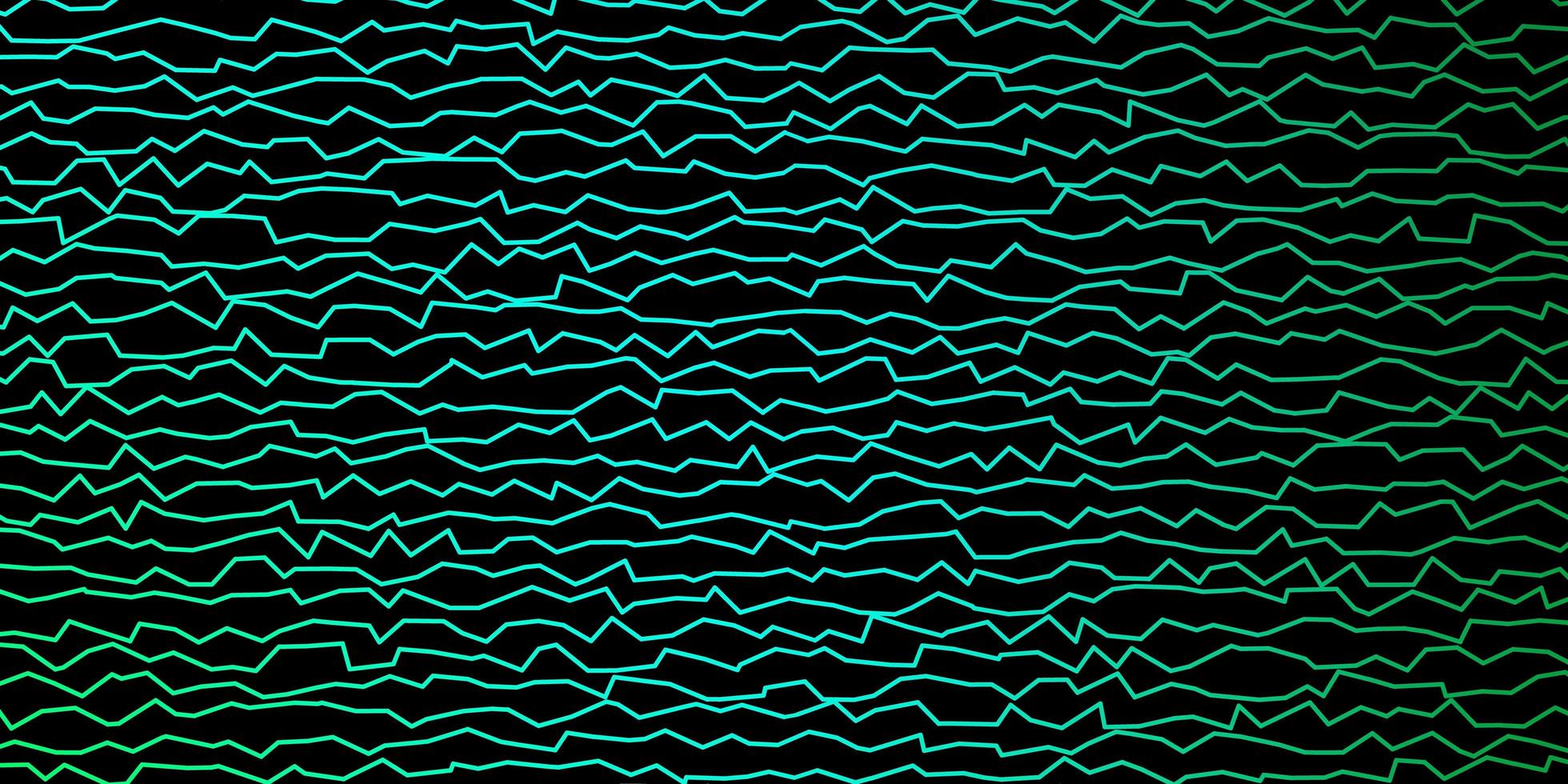 modèle vectoriel vert foncé avec des lignes courbes.