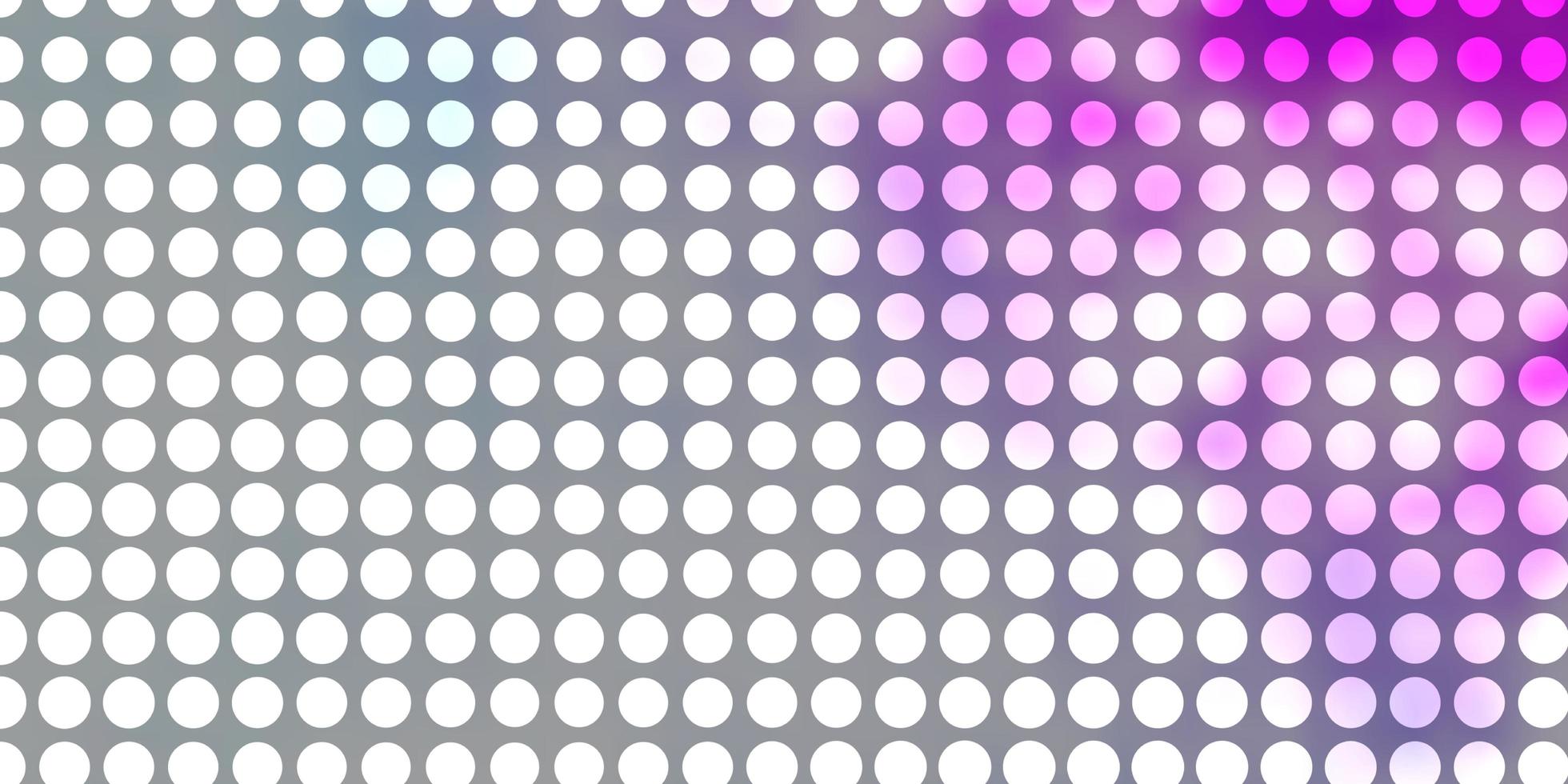 modèle vectoriel violet clair avec des cercles.