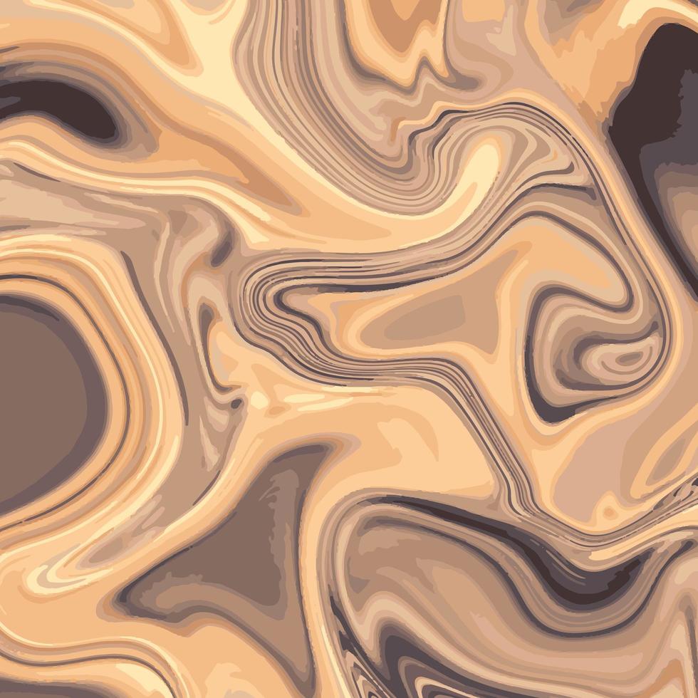 Texture de marbre liquide avec fond coloré abstrait vecteur