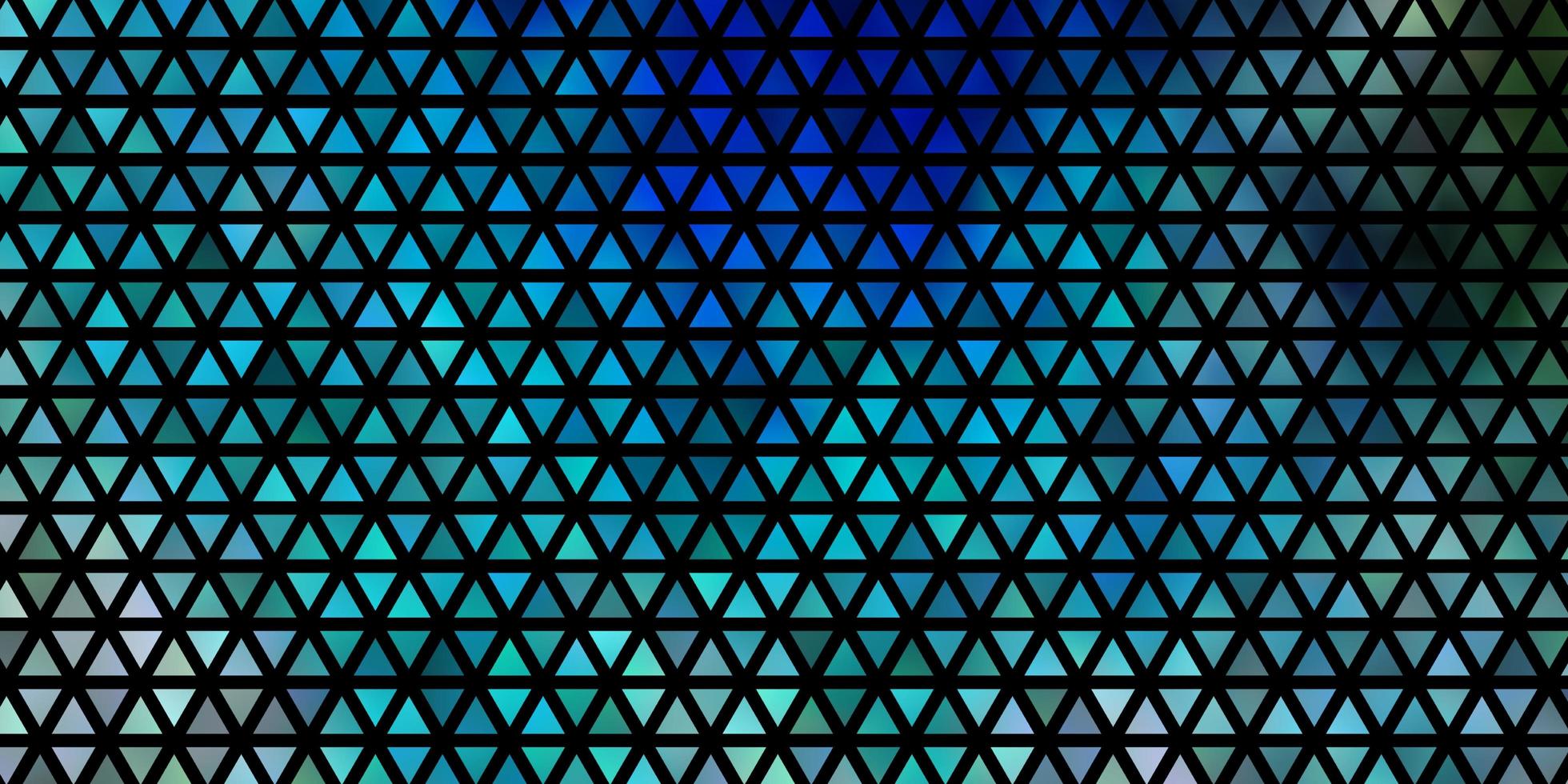 disposition de vecteur bleu clair, vert avec des lignes, des triangles.